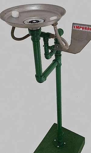 Chuveiro de emergência lava olhos Chuveiro de emergência lava olhos