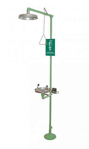 Chuveiro e lava-olhos Chuveiro e lava-olhos